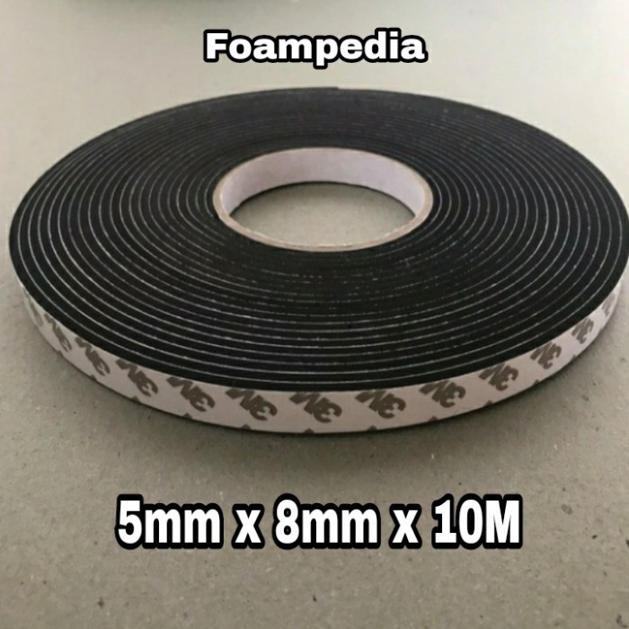 

JUAL Single Foam Tape 3M uk. 5mm x 8mm x 10M