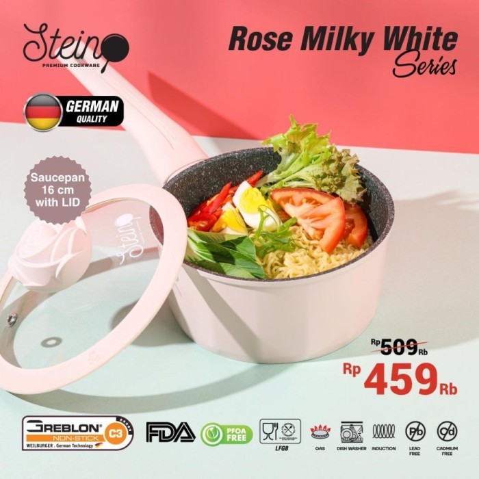 Stein Cookware Glamour Rose Series 4 In 1 Complete Set