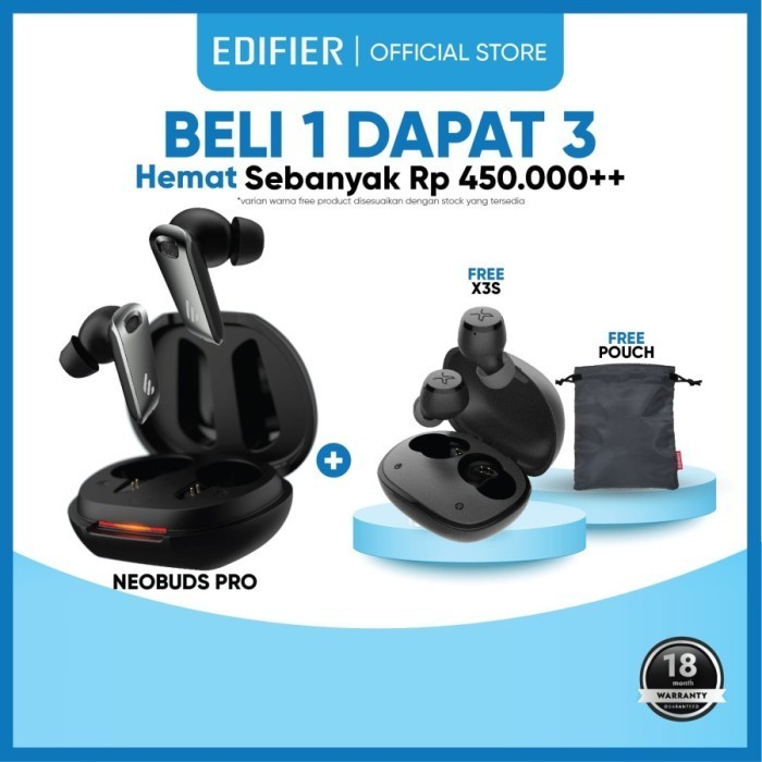 Edifier Tws Neobuds Pro Hi-Res Sound With Active Noise Cancellation