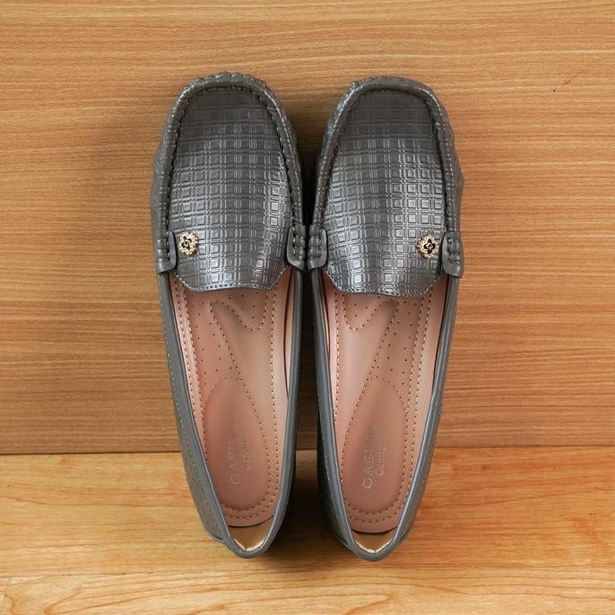 Gabino Sepatu Wanita Wedges Moccasin Slip On Casual Kanya - O1Da2008