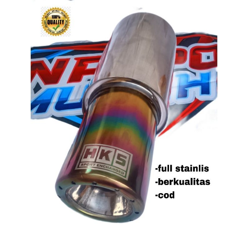 KNALPOT MOBIL HKS GRONEL SUARA BASS ADEM cocok untuk semua jenis mobil bensin maupun solar