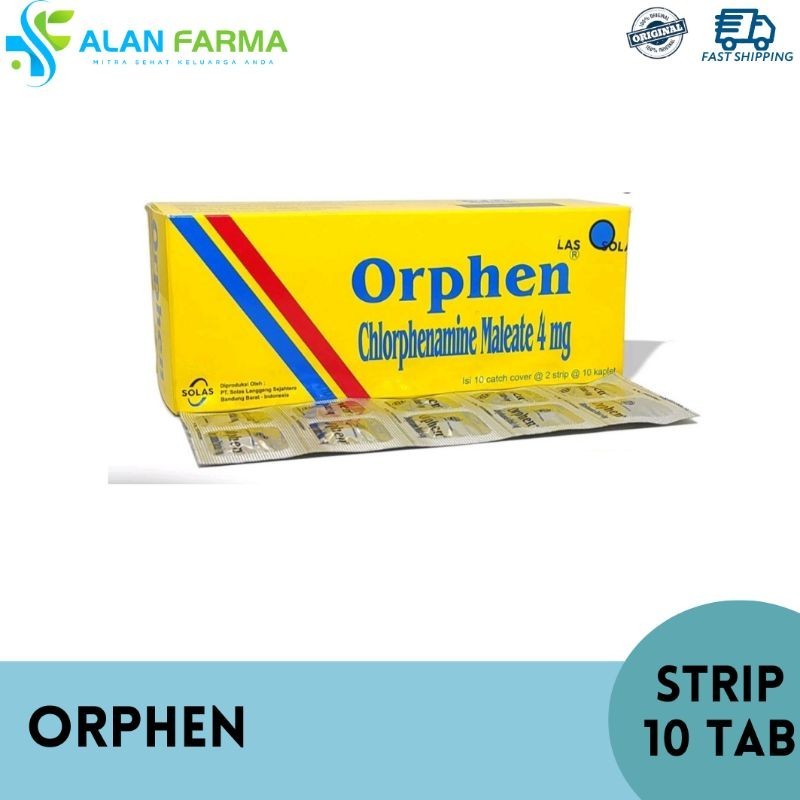 Orphen Strip isi 10 Tablet