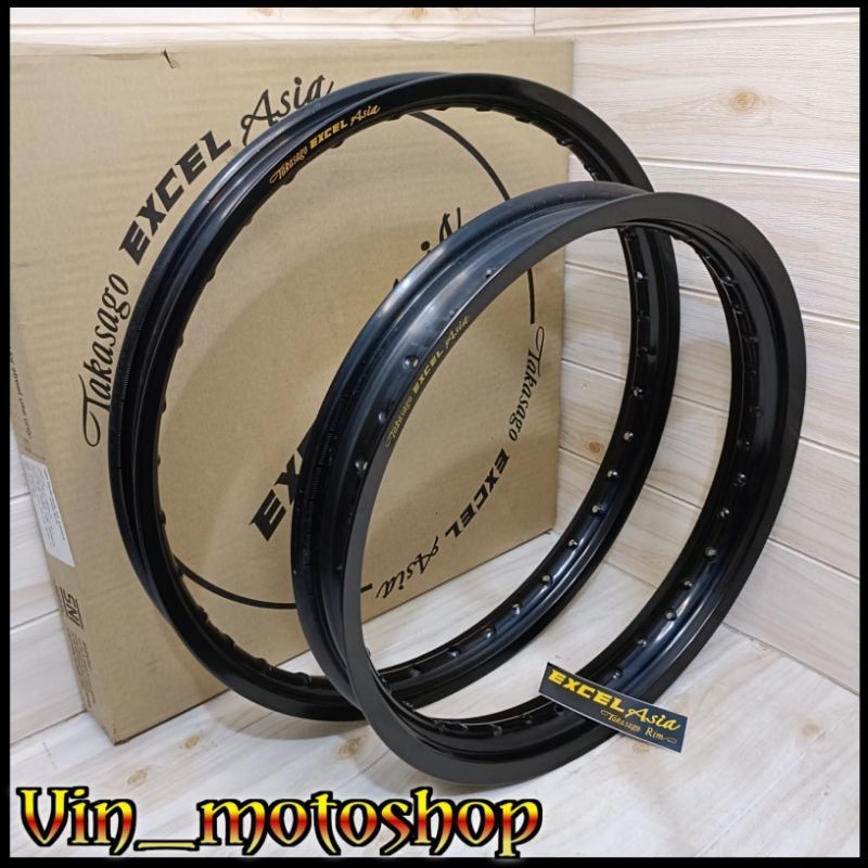 Velg Takasago Excel Asia Ring 18 21 Lebar 215 160 Hole 36 Hitam Glossy Original Malaysia