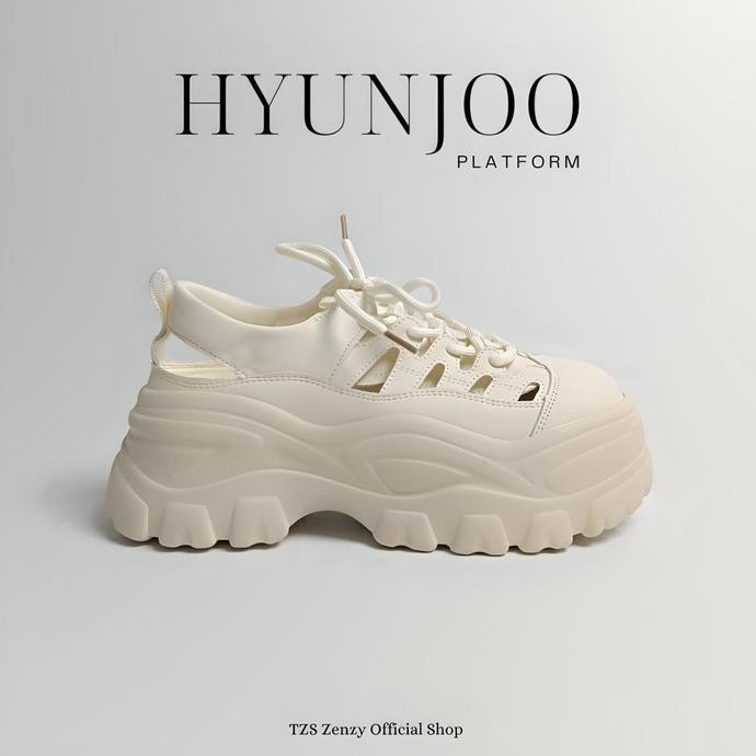 Tzs Zenzy Hyunjoo Platform - Sepatu Wedges Wanita - Sepatu Paltform