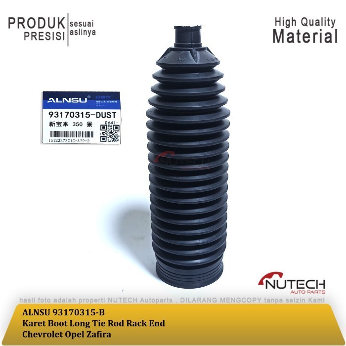 Karet Boot Long Tie Rod Tirod Terod Rack End Chevrolet Opel Zafira
