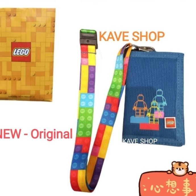 Lego Lanyard With Wallet - Dompet Original - New - Best Price