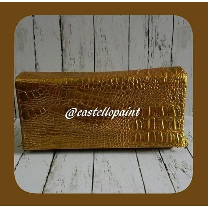 Cat Khusus Sepatu Dan Tas Bahan Kulit Dan Canvas Gold Murah