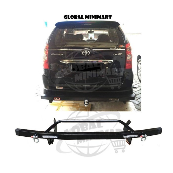 PAKET TANDUK DEPAN LED + TOWING BELAKANG MOBIL AVANZA / XENIA VVTI