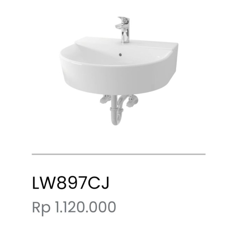 WASTAFEL TOTO GANTUNG LW897CJ