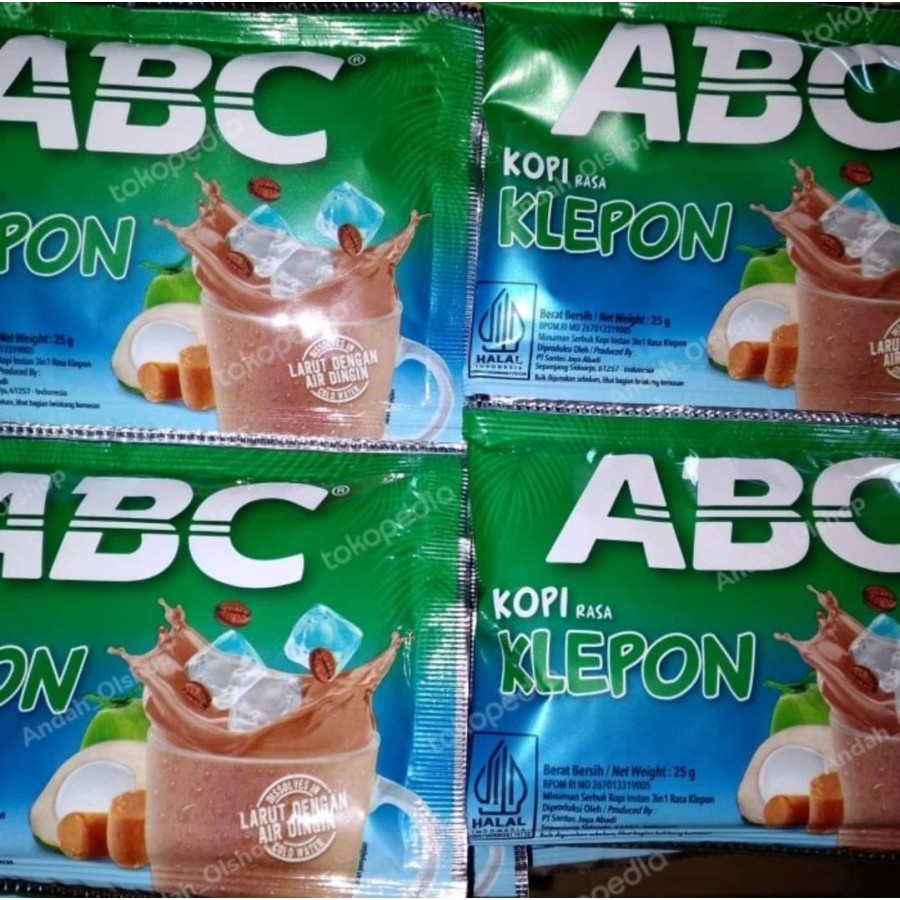 

Kopi ABC rasa Klepon - 1 renceng