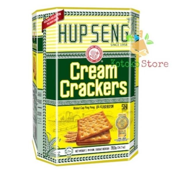 

Hup Seng Cream Crackers Kaleng / Hup Seng Biskuit Asin Kaleng 700gr TP