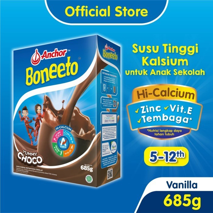 

Boneeto Susu Bubuk Cokelat 685G - Susu Pertumbuhan Anak
