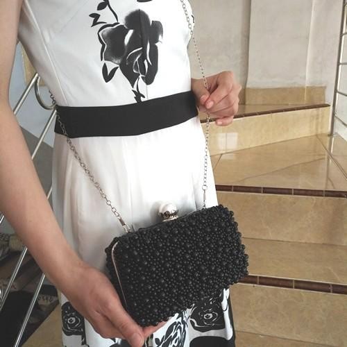 Tas Pesta Kondangan Wanita Mutiara Pearl Elegan Mewah Import 282700