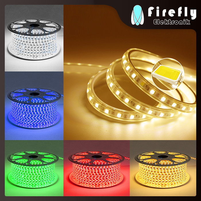 ~~~~~] PAKET Lampu Led Strip Selang 5050(lampu strip+ Socket+tutup )1-30Meter