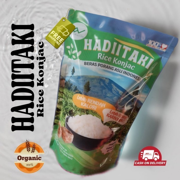 

1 kg asli beras porang hadiitaki