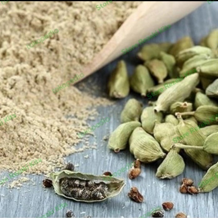 

Kapulaga Hijau India Bubuk 1 kg / Kapol Arab / Cardamom Powder