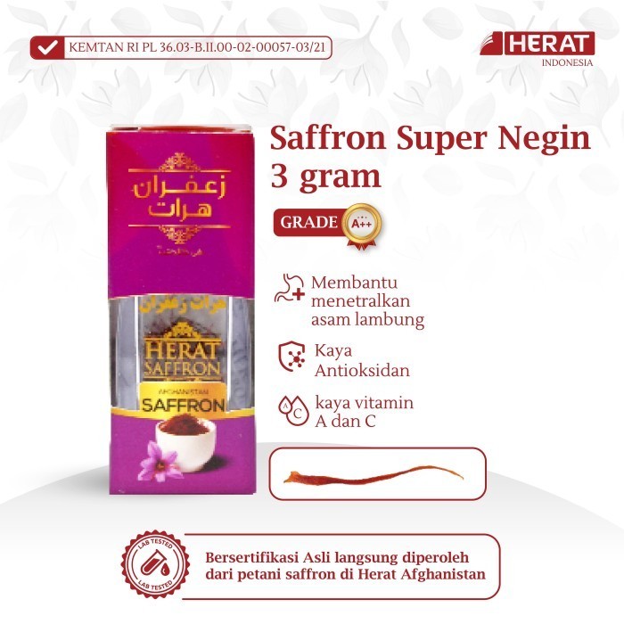 

Saffron Super Negin 3 Gram Grade A Herat Best Quality Safron Afghanist