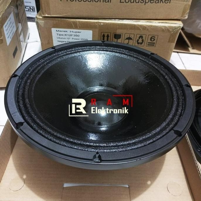 Komponen Speaker HUPER 12 Inch K12F350 Original Daun Anti Air