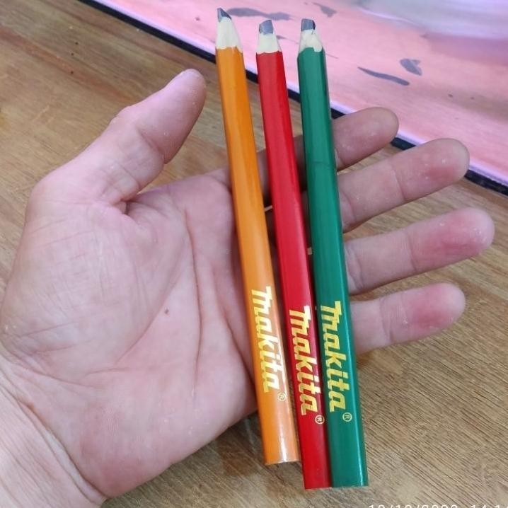 

PENSIL MAKITA PANJANG 18CM / PENSIL TUKANG MERK MAKITA ASLI Q356