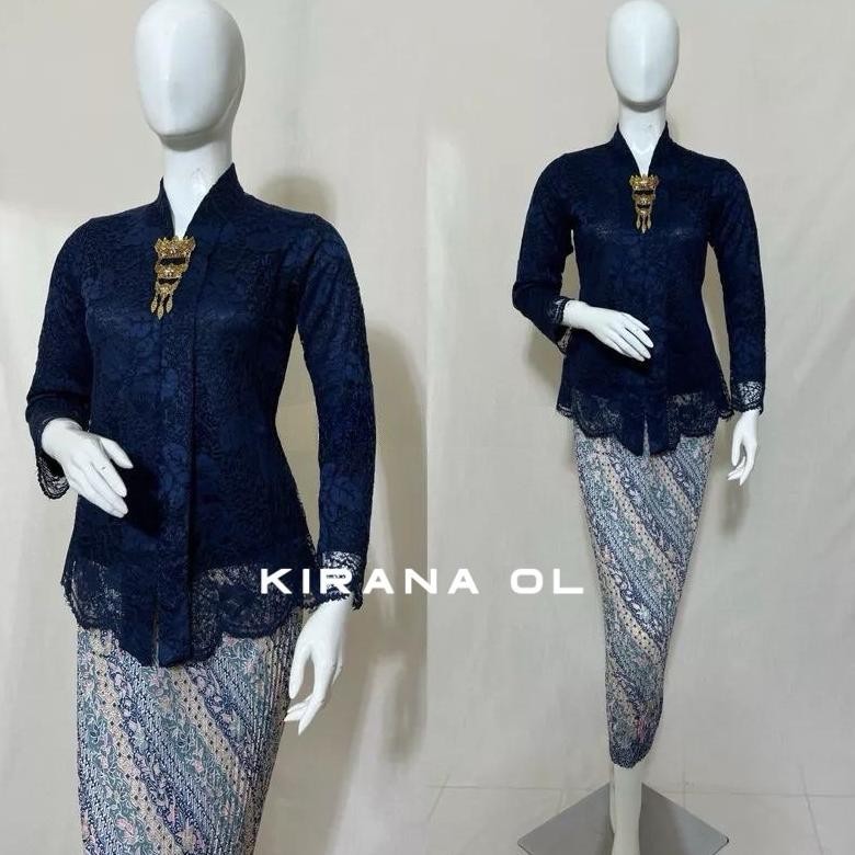 Kirana Ol - Kebaya Modern - Kebaya Brokat Busui Modern - Kebaya Pesta - Kebaya Floy Kartini - Kebaya