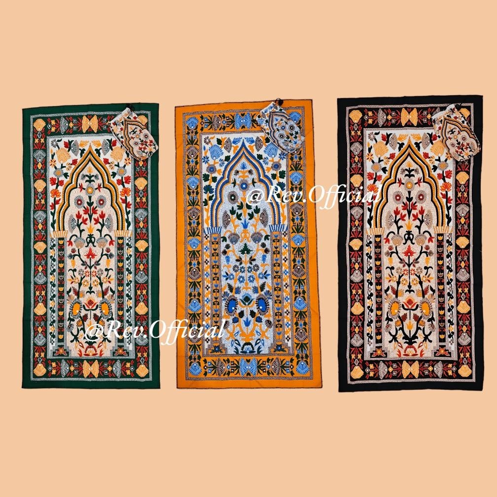 Sajadah Tas Dompet Tipis Travel Travelling Turki Grosir Motif Murah /Pcs Untuk Oleh Oleh Haji Umroh