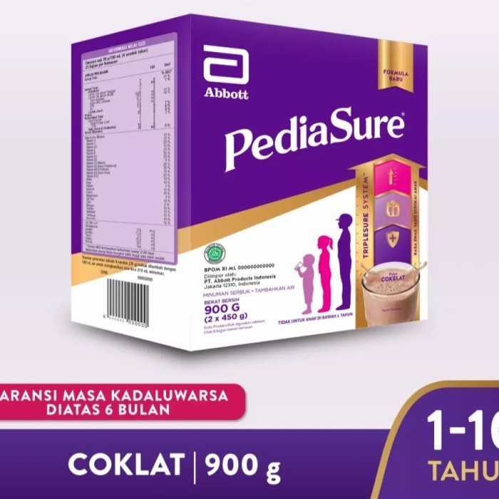 

Pediasure Coklat / Chocolate 900 G / 900 Gram (2 X 450 Gr)