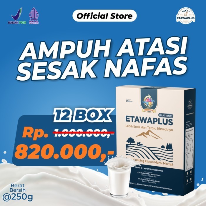 

Paket Reseller 12 Box Etawaplus - Paket Susu Etawa Terlengkap