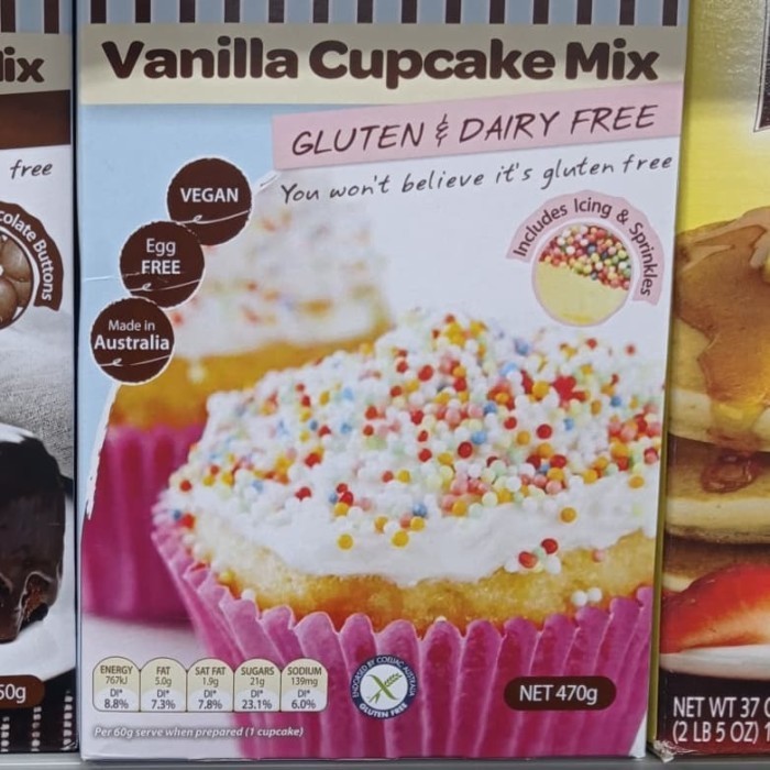 

HOT PROMO yesyoucan gluten free vanila cupcake mix 470gr