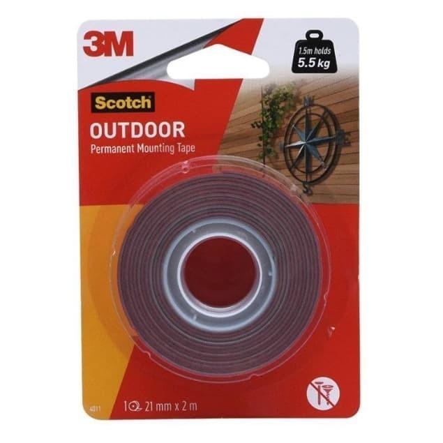 

HARGA DISKON 3M Scotch Outdoor Mounting Tape 21mmx 2 meter