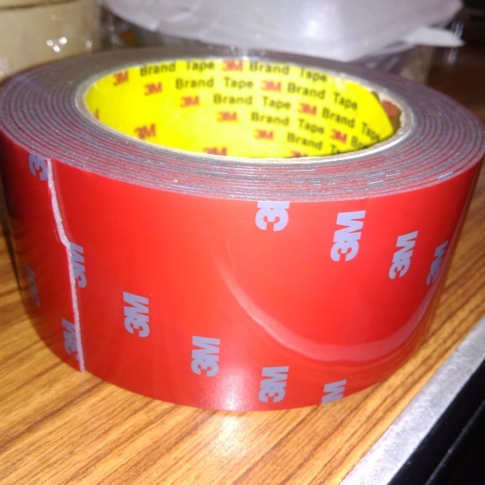 

Double tape 3M AFT Acrylic Foam Tape 5666 Tebal 1,1mm x 2"x 4,5 meter BRG BARU