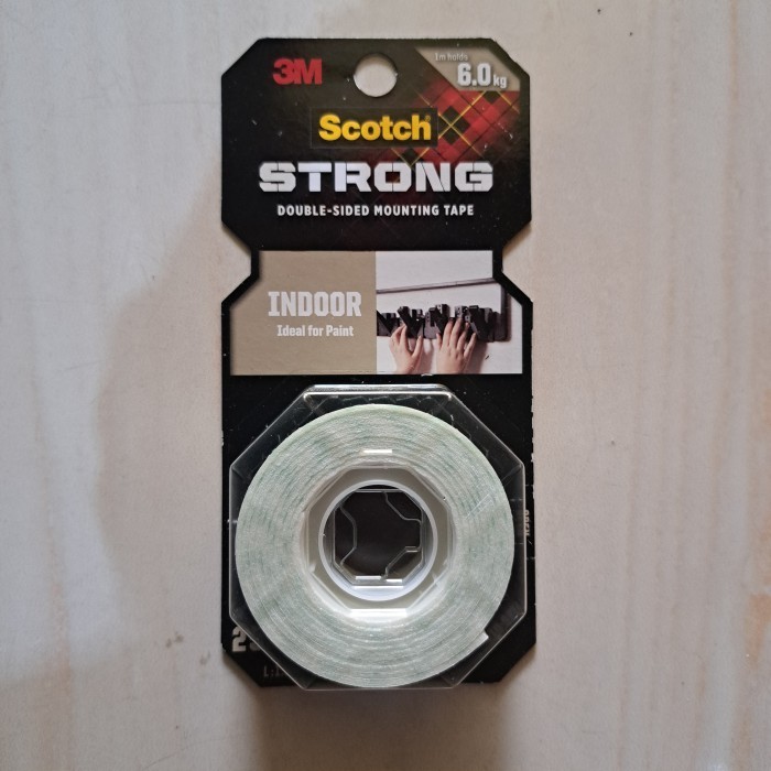 

3M scotch strong double tape indoor 25mm x 1.5m HOT PROMO