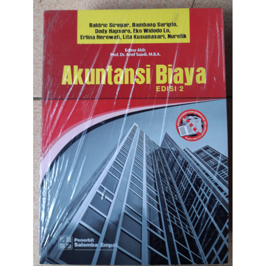 

Buku Akuntansi Biaya EDISI 2 - Baldric Siregar - Salemba Empat