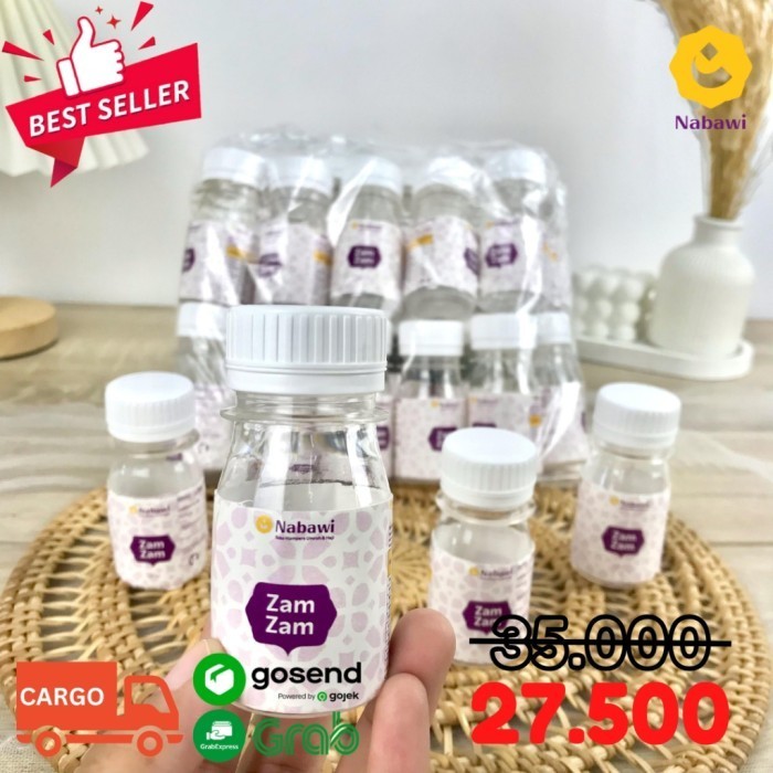 Botol Kosong Air Zamzam 50ml Botol Plastik Air Zamzam Isi 20 Botol