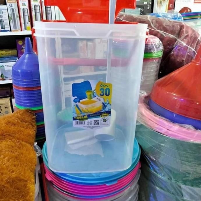 

Tempat Es Buah 30 Liter + Gayung / Aquarium Es Kelapa / Toples Es Buah BS88