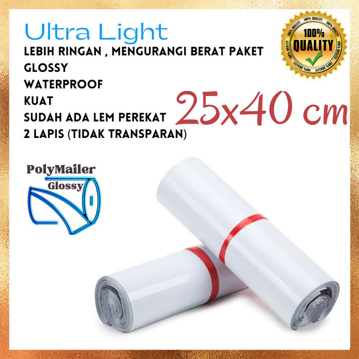 

Terlaris Plastik Polymailer Packaging 25cm X 40cm Putih - Polimailer SALE