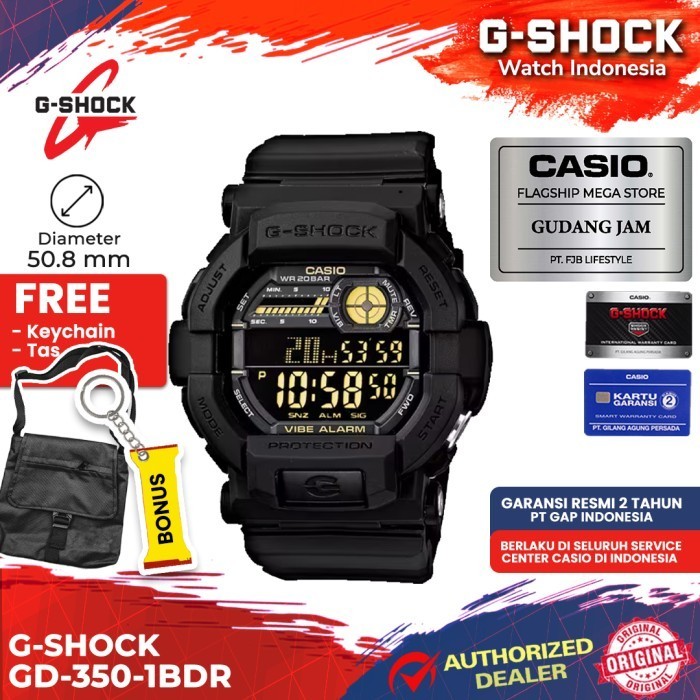 G-Shock Gshock Gd-350-1Bdr Gd-350-1B Gd-350 Gd350 Gd 350