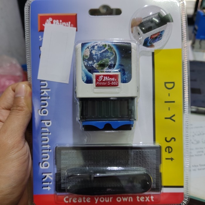 

Terlaris Stempel Shiny S-882 S882 Printing Kit 38 x14 mm SALE