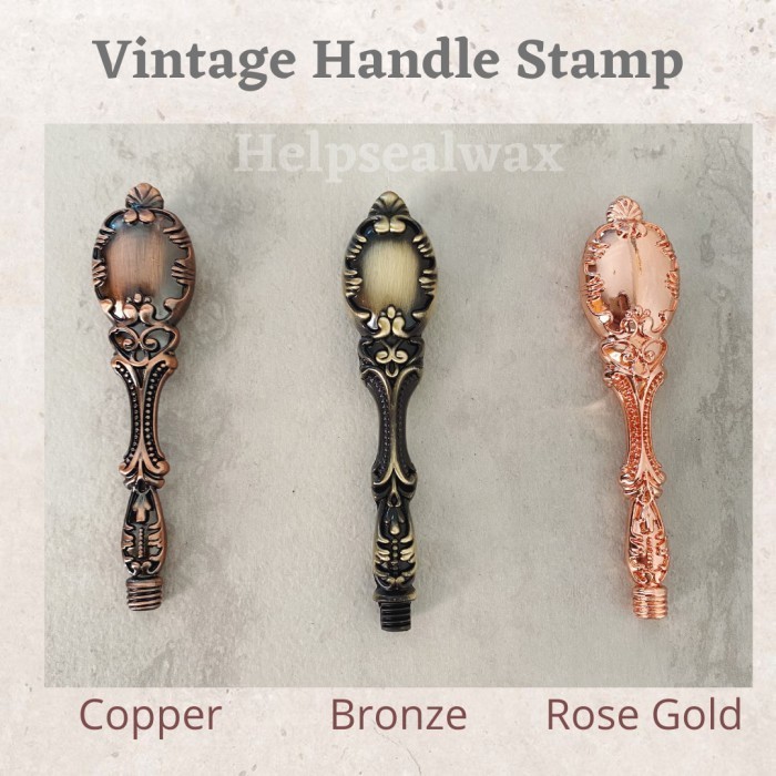 

Terlaris Vintage Handle Stamp (Gagang Stempel Kuningan Seal wax ) SALE