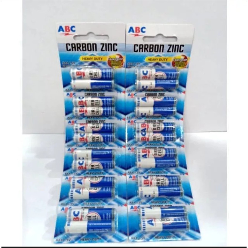 Baterai Remote ABC Biru aaa A3 / baterai Remote Tv . remote AC / DVD dll. BATU BATRE REMOT ABC / BAT