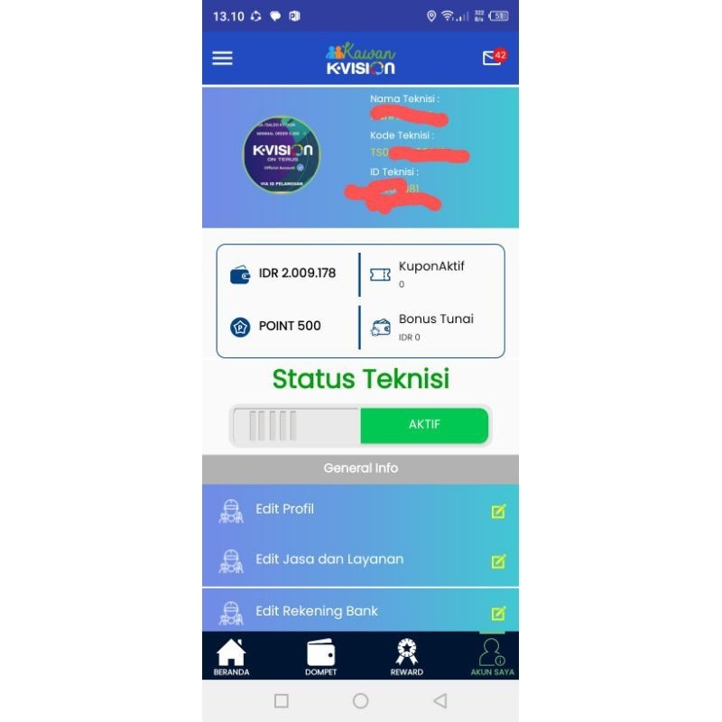 Saldo Kawan Kvision Top Up Saldo Kawan Kvision