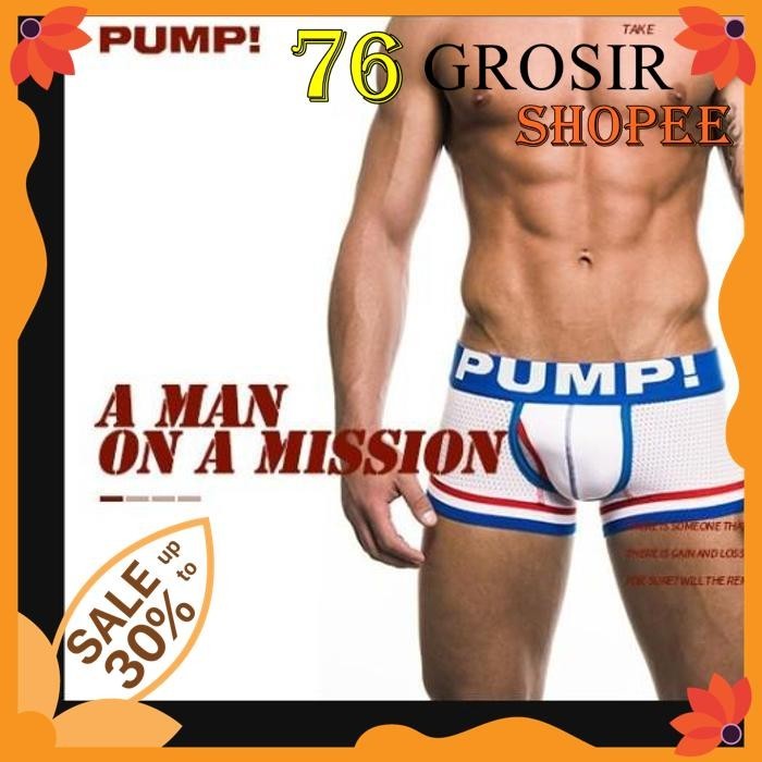 BOXER PRIA MERK PUMP CELANA DALAM PRIA PUMP. MEN'S UNDERWEAR BEST SELLER