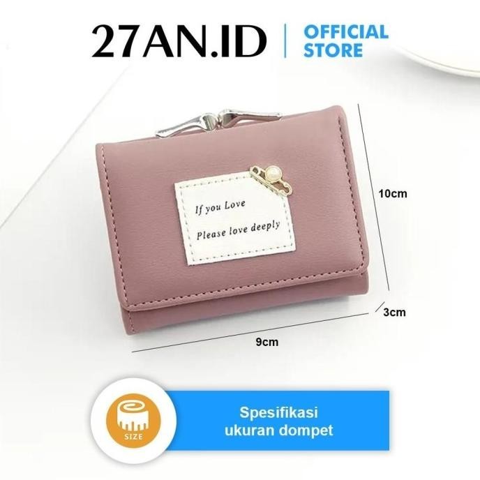 Big Sale (27An.Id)Cod Dompet Wanita Import Mini F60 Dompet Lipat Athifasadya
