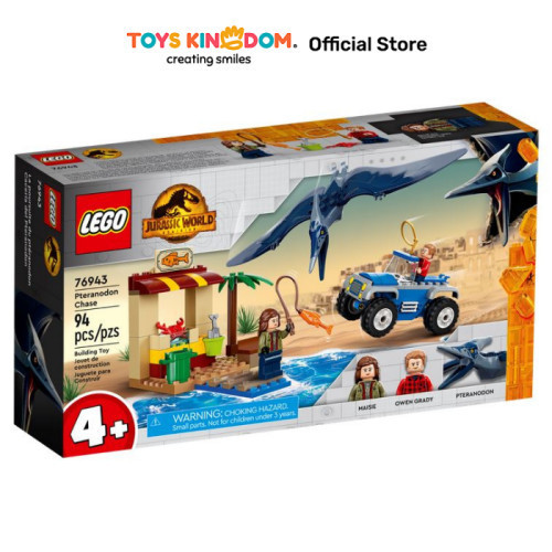 TERBARU Lego Set Mainan Jurassic World Pteranodon Chase 76943