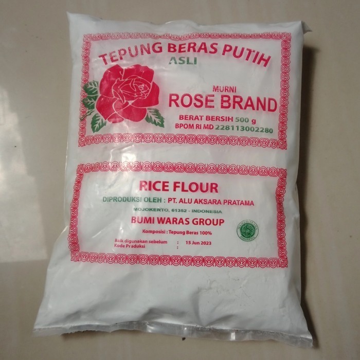 

Ready stock] [ KG = 500 Gram] Rose Brand Tepung Beras Putih Rosebrand Rice Floor