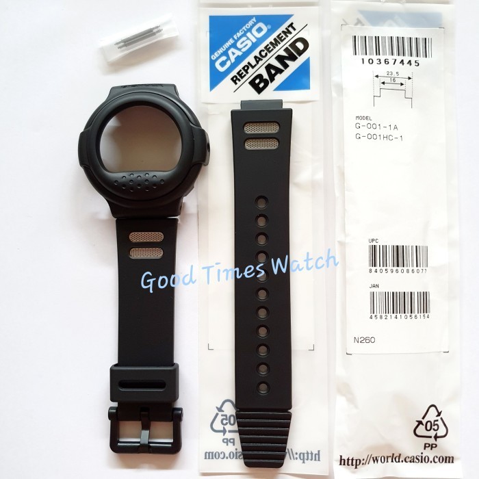 PAKET STRAP BEZEL G-SHOCK G-001-1A G 001BB G 001 Casio Original