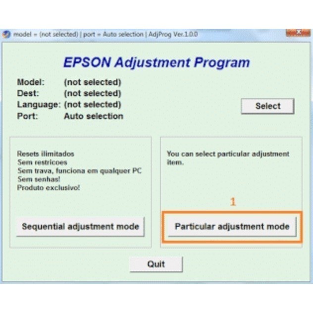 [BNA] Resetter Printer Epson Reset Eprom L1110 L 1110