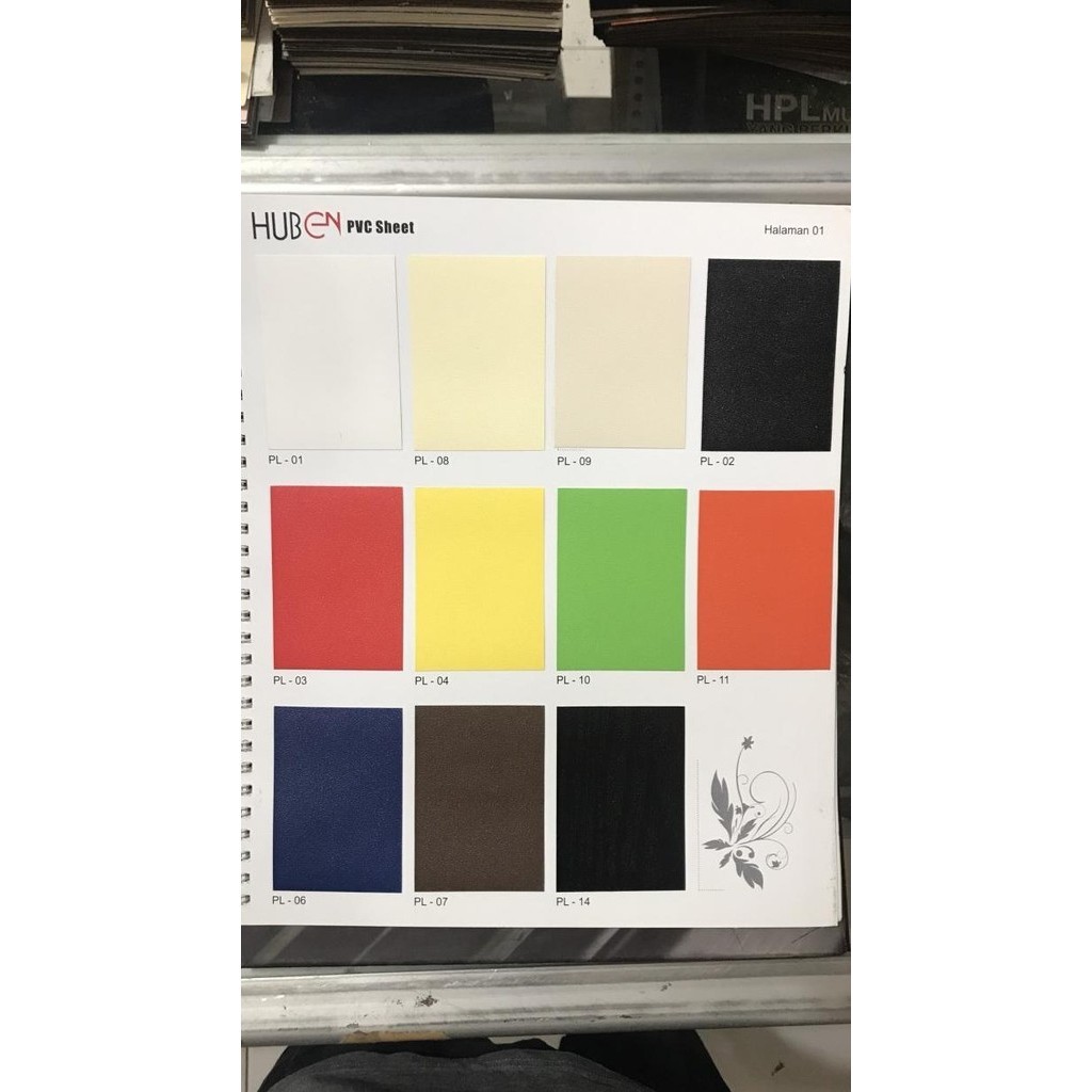 Huben Pvc Sheet / Taco Sheet / Deco Sheet Warna Solid (1)