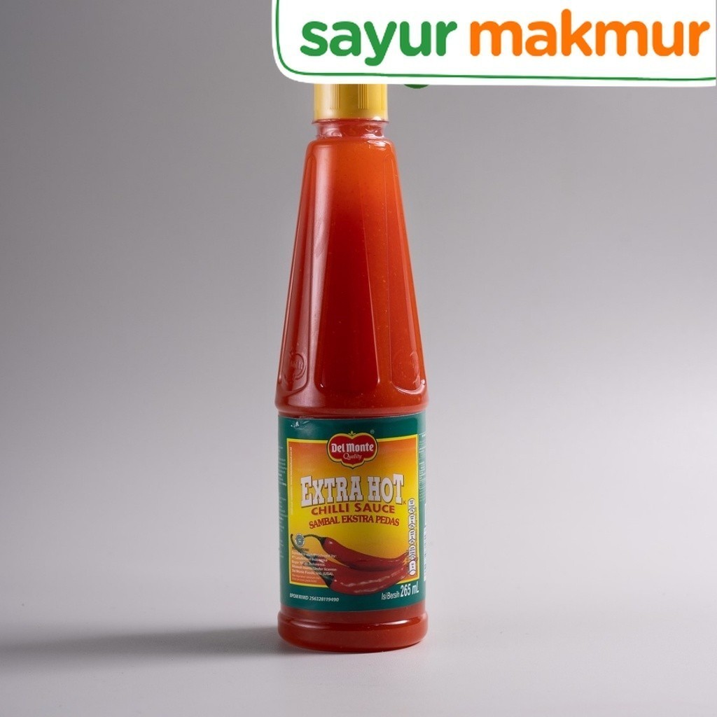 

Del Monte Saus Sambal Ekstra Pedas Botol 265 ml Sayurmakmur