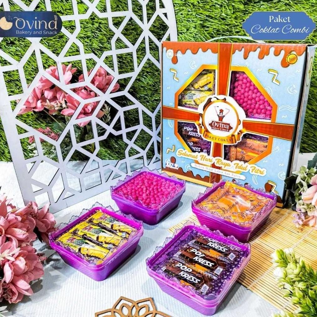 

CR - PAKET COKELAT LEBARAN OVINA COKELAT COMBI/paket kue lebaran/hampers lebaran TERLARIS