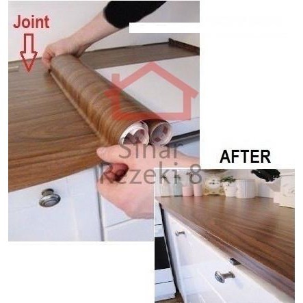 Sticker Pelapis Furniture Coklat Urat Kayu Meja Pvc Lemari Wallpaper